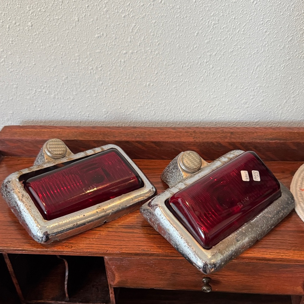 ‘46 Dodge Coupe Vintage Red Tail Light set